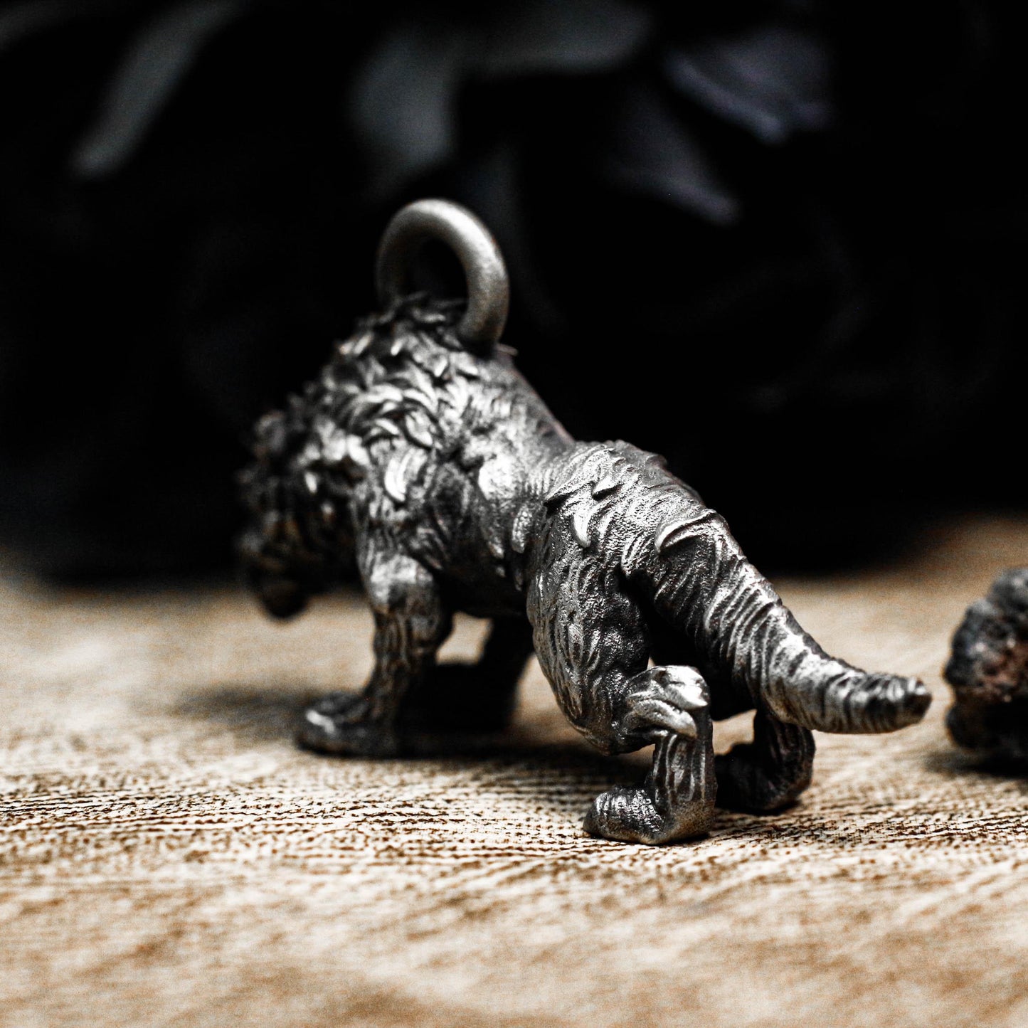 Feral Beast Guardian Pendant - Artisan Crafted in 925 Silver