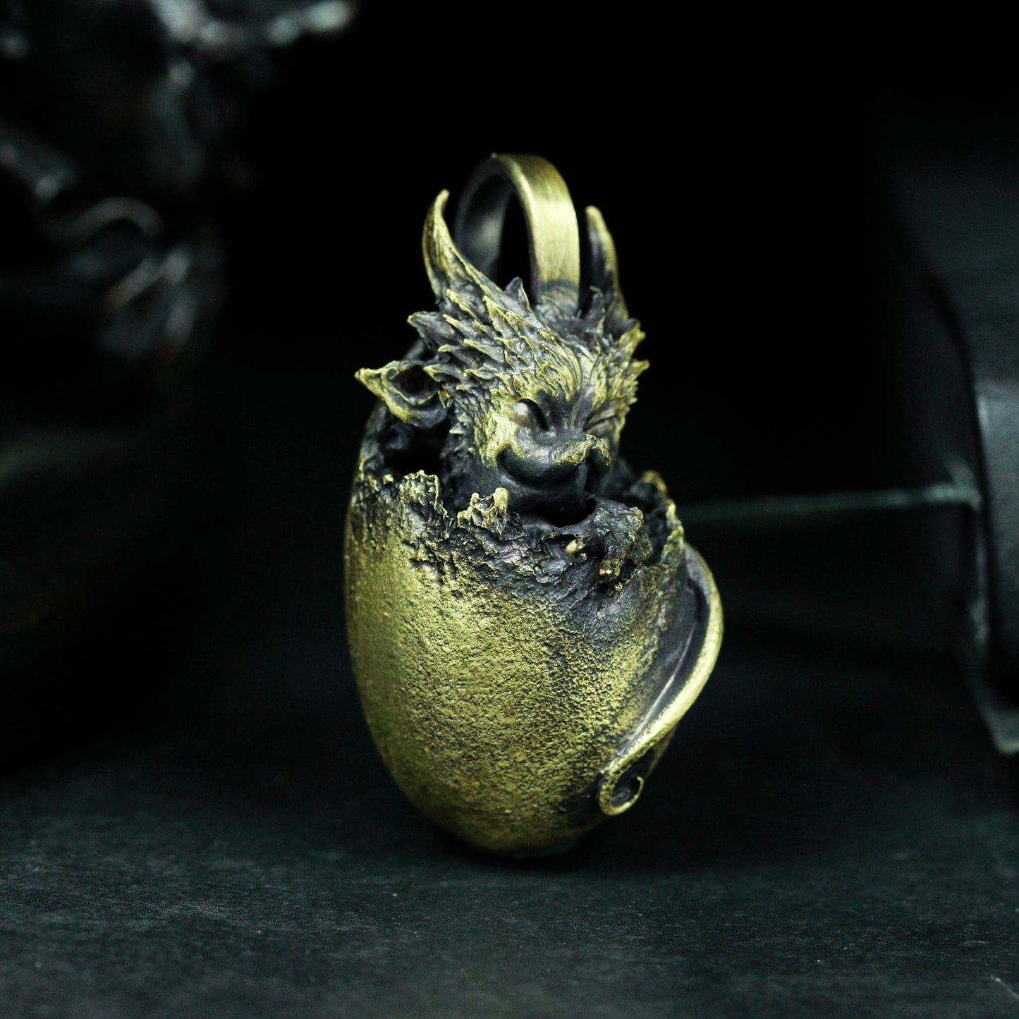 Dragon Egg Pendant ¨C 925 Sterling Silver Handmade