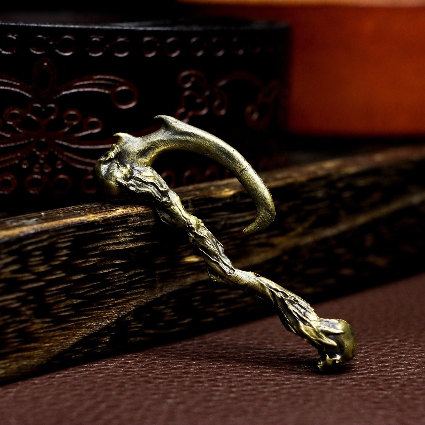 Bone Hook Pendant ¨C Handmade 925 Silver Skeletal Claw Necklace