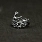 Twisted Antler Branch Ring - 925 Sterling Silver Handmade