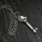 Celestial Key Pendant - 925 Sterling Silver Handmade