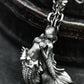Serpent Mermaid Pendant - 925 Sterling Silver Handmade