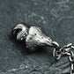 Evil Mushroom Head Pendant - 925 Sterling Silver Handmade