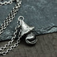 Evil Mushroom Head Pendant - 925 Sterling Silver Handmade
