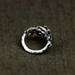 Twisted Antler Branch Ring - 925 Sterling Silver Handmade