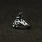Twisted Antler Branch Ring - 925 Sterling Silver Handmade