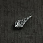 Broken Bird Skull Pendant - 925 Sterling Silver Handmade