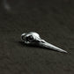 Bird Skull Pendant - 925 Sterling Silver Handmade