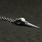 Bird Skull Pendant - 925 Sterling Silver Handmade