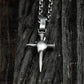 Heart and Dagger Pendant - 925 Sterling Silver Handmade
