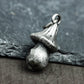 Evil Mushroom Head Pendant - 925 Sterling Silver Handmade