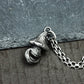 Evil Mushroom Head Pendant - 925 Sterling Silver Handmade