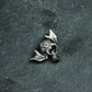 Demon Wing Eyeball Pendant - 925 Sterling Silver Handmade