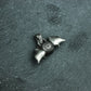 Demon Wing Eyeball Pendant - 925 Sterling Silver Handmade