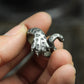 Leopard Paw Wrap Ring - 925 Sterling Silver Handmade