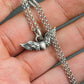 Winged Heart Pendant - 925 Sterling Silver Handmade
