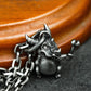 Goblin Warrior Pendant - 925 Sterling Silver Handmade