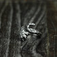 Leopard Paw Wrap Ring - 925 Sterling Silver Handmade
