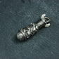 Skull Floral Bomb Pendant - 925 Sterling Silver Handmade