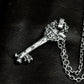 Skeleton Key Pendant - 925 Sterling Silver Handmade
