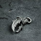 Spiked Crab Claw Pendant - 925 Sterling Silver Handmade