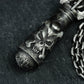Skull Floral Bomb Pendant - 925 Sterling Silver Handmade