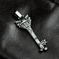 Skeleton Key Pendant - 925 Sterling Silver Handmade