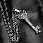 Skeleton Key Pendant - 925 Sterling Silver Handmade