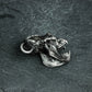 Howling Baboon Skull Pendant - 925 Sterling Silver Handmade