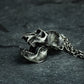 Howling Baboon Skull Pendant - 925 Sterling Silver Handmade