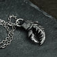 Spiked Crab Claw Pendant - 925 Sterling Silver Handmade