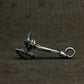 Miniature Battle Axe Pendant - 925 Sterling Silver Handmade