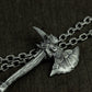 Miniature Battle Axe Pendant - 925 Sterling Silver Handmade
