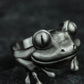 Smiling Frog Ring - 925 Sterling Silver Handmade