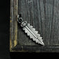 Feather Pendant - 925 Sterling Silver Handmade