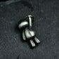 Voodoo Doll Pendant - 925 Sterling Silver Handmade