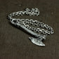 Miniature Battle Axe Pendant - 925 Sterling Silver Handmade