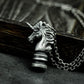 Unicorn Chess Knight Pendant - 925 Sterling Silver Handmade