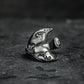 Crescent Claw Wrap Ring - 925 Sterling Silver Handmade