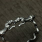 Twin Leopard Torque Bracelet - 925 Sterling Silver Handmade