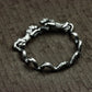 Twin Leopard Torque Bracelet - 925 Sterling Silver Handmade
