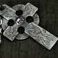 Celtic Cross Relic Pendant - 925 Sterling Silver Handmade