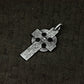 Celtic Cross Relic Pendant - 925 Sterling Silver Handmade
