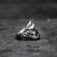 Crescent Claw Wrap Ring - 925 Sterling Silver Handmade