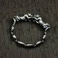 Twin Leopard Torque Bracelet - 925 Sterling Silver Handmade