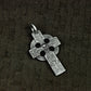 Celtic Cross Relic Pendant - 925 Sterling Silver Handmade
