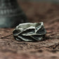 Cracked Earth 925 Silver Handmade Ring ¨C Rugged Terrain Band
