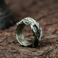 Cracked Earth 925 Silver Handmade Ring ¨C Rugged Terrain Band
