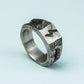 Celestial Etch 925 Silver Handmade Ring ¨C Cosmic Engraved Symbol