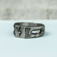 Celestial Etch 925 Silver Handmade Ring ¨C Cosmic Engraved Symbol
